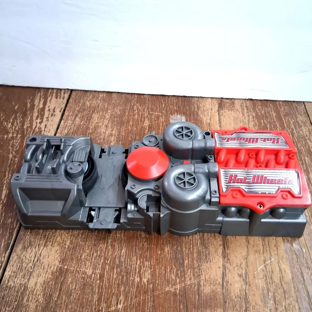 Hot Wheels Track Power Booster Car Launcher GGF92 Motorized Gray Red TESTED